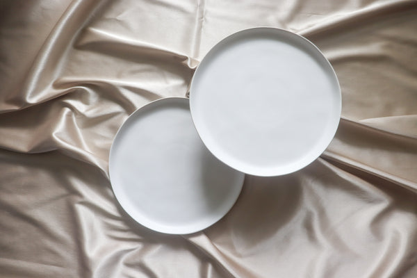 White Canvas Salad Plate