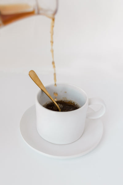 White Canvas Mug - 4 Piece Set